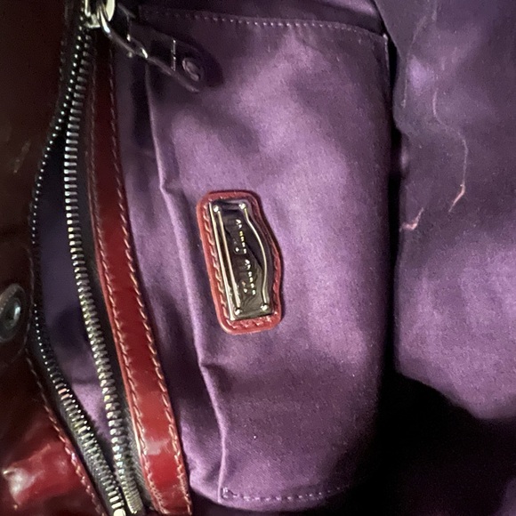 MIU MIU Gray Matelassé Ruffled Puff Leather - Picture 2 of 16